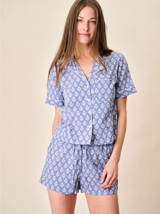 Marea By Liz Joy Other - NWT Women's Tatum Pajama Set in Indigo Mini Dandelion